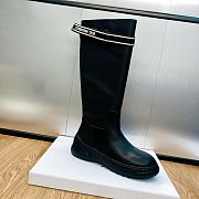 	 Bagsaaa Dior Over Knee Black Boots - 5