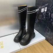 	 Bagsaaa Dior Over Knee Black Boots - 3
