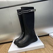 	 Bagsaaa Dior Over Knee Black Boots - 4