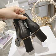 Bagsaaa Dior Cd Logo Black Leather Ankle Boots - 5