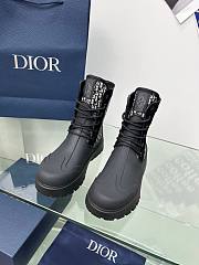 Bagsaaa Dior Garden Lace-Up Boot Blue - 6