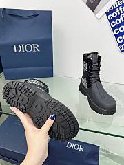 Bagsaaa Dior Garden Lace-Up Boot Blue - 5
