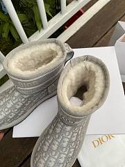 Bagsaaa Dior Oblique Jacquard Shearling Boots - 2