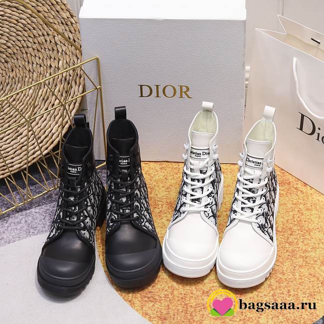 Bagsaaa Dior Lace Up Ankle Boots - 1