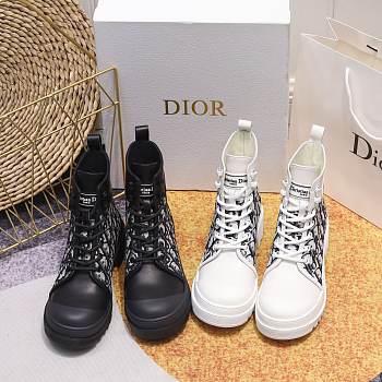 Bagsaaa Dior Lace Up Ankle Boots