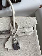 	 Bagsaaa Hermes Birkin 25 Epsom Leather Off White - 6