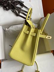 	 Bagsaaa Hermes Birkin 25 Epsom Leather Yellow - 6
