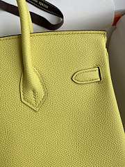 	 Bagsaaa Hermes Birkin 25 Epsom Leather Yellow - 5