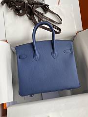 	 Bagsaaa Hermes Birkin 25 Epsom Leather Blue - 2