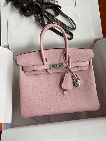 	 Bagsaaa Hermes Birkin 25 Epsom Leather Pink
