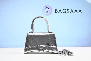 Bagsaaa Balenciaga Hourglass Silver Metallic