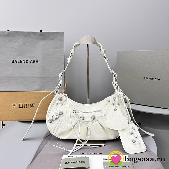 Bagsaaa Balenciaga Le Cagole large bag white - 33x16x8cm - 1