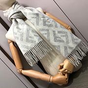 Bagsaaa Fendii FF Scarf Light Grey - 3