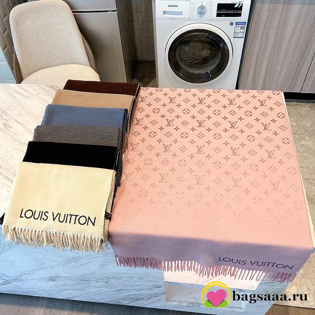 Bagsaaa Louis Vuitton Monogram Scarf 7 colors 180x65cm - 1