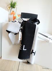 Bagsaaa Chanel Black Scarf 70*200cm - 3