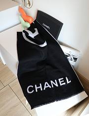 Bagsaaa Chanel Black Scarf 70*200cm - 2