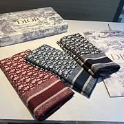 Bagsaaa Dior Oblique Scarf Silk Twill 65*185cm - 1