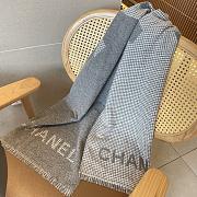 Bagsaaa Chanel Grey Scarf 45*185cm - 3