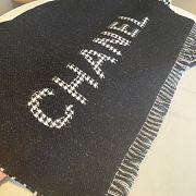 	 Bagsaaa Chanel Black Scarf 45*185cm - 4