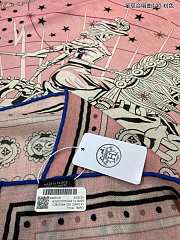 	 Bagsaaa Hermes Chorus Stellarum bandana 55 Pink 140cm*140cm - 5