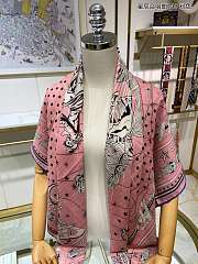 	 Bagsaaa Hermes Chorus Stellarum bandana 55 Pink 140cm*140cm - 6