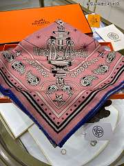 	 Bagsaaa Hermes Chorus Stellarum bandana 55 Pink 140cm*140cm - 2