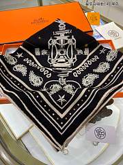 	 Bagsaaa Hermes Chorus Stellarum bandana 55 Black 140cm*140cm - 3