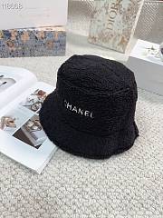 Bagsaaa Chanel Winter Fur Bucket Hat Black - 2