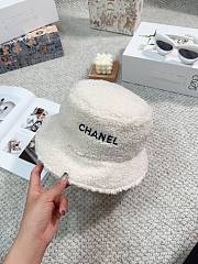 	 Bagsaaa Chanel Winter Fur Bucket Hat White - 6