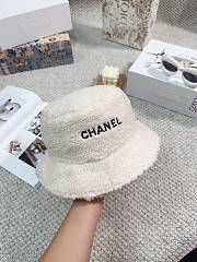 	 Bagsaaa Chanel Winter Fur Bucket Hat White - 4