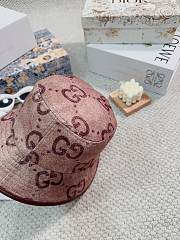 Bagsaaa Gucci GG Bucket Hat Burgundy - 3