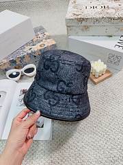 	 Bagsaaa Gucci GG Bucket Hat Black - 4