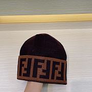 Bagsaaa Fendi Beanie Black wool hat - 4