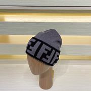 	 Bagsaaa Fendi Beanie Grey wool hat - 1