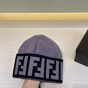 	 Bagsaaa Fendi Beanie Grey wool hat - 6