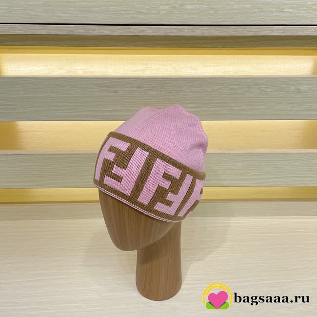 	 Bagsaaa Fendi Beanie Pink wool hat - 1