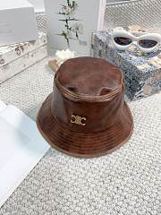 Bagsaaa Celine Leather Bucket Hat - 2