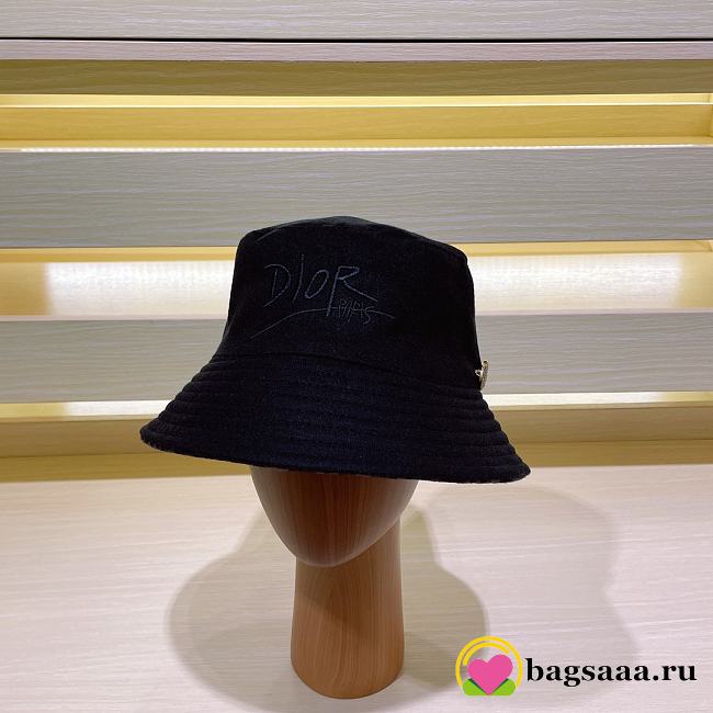 Bagsaaa Dior 2 sides bucket hat - 1