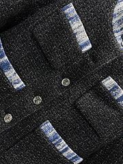 Bagsaaa Chanel Tweed Black Jacket 4 pockets - 5