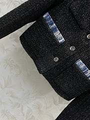 Bagsaaa Chanel Tweed Black Jacket 4 pockets - 3