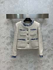 Bagsaaa Chanel Tweed White Jacket - 1