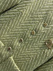 Bagsaaa Chanel Tweed Green Jacket 2 pockets - 6