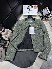 Bagsaaa Chanel Tweed Jacket Black Line - 2