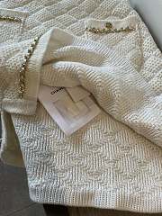Bagsaaa Chanel Tweed White Gold Hardware Skirt  - 2