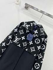 Bagsaaa Louis Vuitton Oversized Monogram Accent Coat   - 4