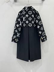 Bagsaaa Louis Vuitton Oversized Monogram Accent Coat   - 5