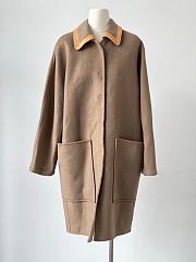 Bagsaaa Louis Vuitton Long Coat Beige - 1