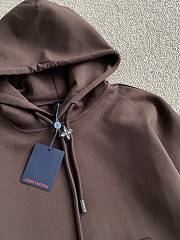 Bagsaaa Louis Vuitton Monogram Flower Stopper Cotton Hoodie Brown - 5