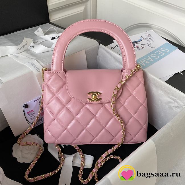 Bagsaaa Chanel Top Handle Pink bag 22cm - 1