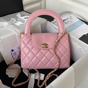 Bagsaaa Chanel Top Handle Pink bag 22cm